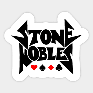 Stone Nobles card suit logo Sticker